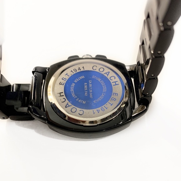 Coach Women's Black Plastic Bracelet Watch - Picture 3 of 3